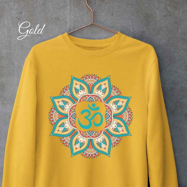 Golden Mandala Om Hoodie main image 0