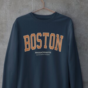 women's college crew neck sweatshirts