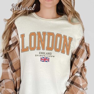 London T-Shirt, Vintage UK Souvenir Tee, British Travel Shirt, London Gift, England Lover Tee, Unisex Retro London Shirt