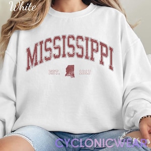 Mississippi Sweatshirt | Unisex State Love Pullover | Cozy Gift for Southerners
