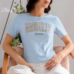 Camiseta de Nashville Tennessee. Camiseta personalizada. Camisa de hombre.  Camiseta de mujer. Camisa personalizada. Vacaciones en familia. -   México