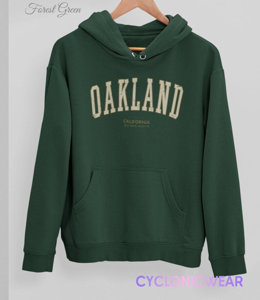 Oakland California Hoodie Oakland College Sweatshirt - Etsy France