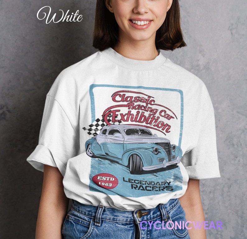 Vintage Style Race Car Shirt Muscle Car Shirt American Etsy
