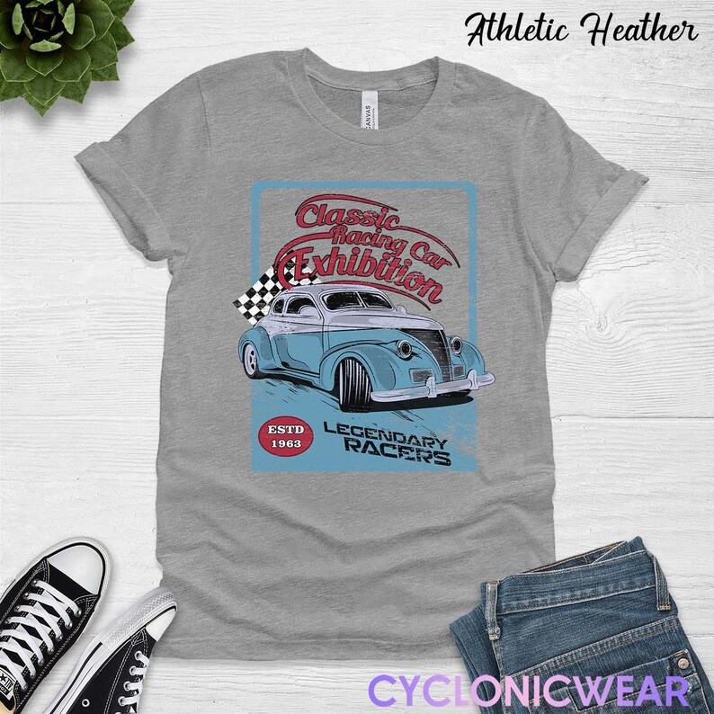 Vintage Style Race Car Shirt Muscle Car Shirt American | Etsy