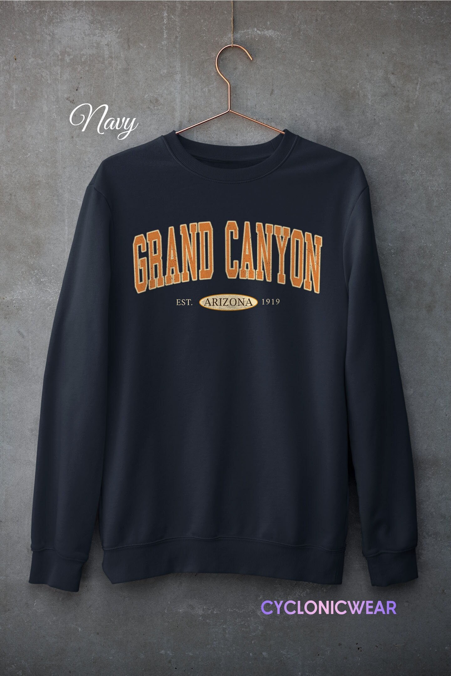 Vintage Grand Canyon National Park Sweatshirt Gift for Arizona Travel Vacation Etsy Canada