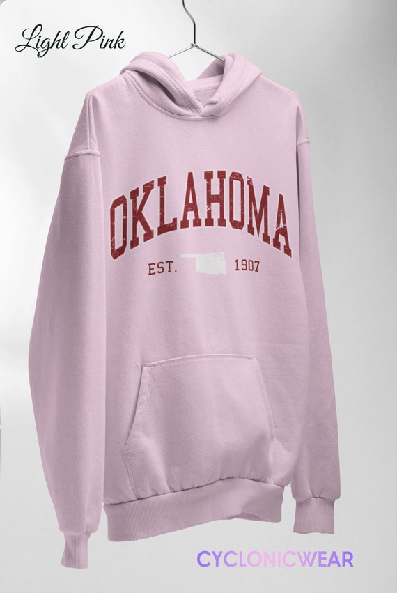 Vintage Oklahoma Hoodie Oklahoma Unisex Sweater Oklahoma Sports Sweatshirt Oklahoma Travel Gift University Student Gift USA Gift Etsy UK