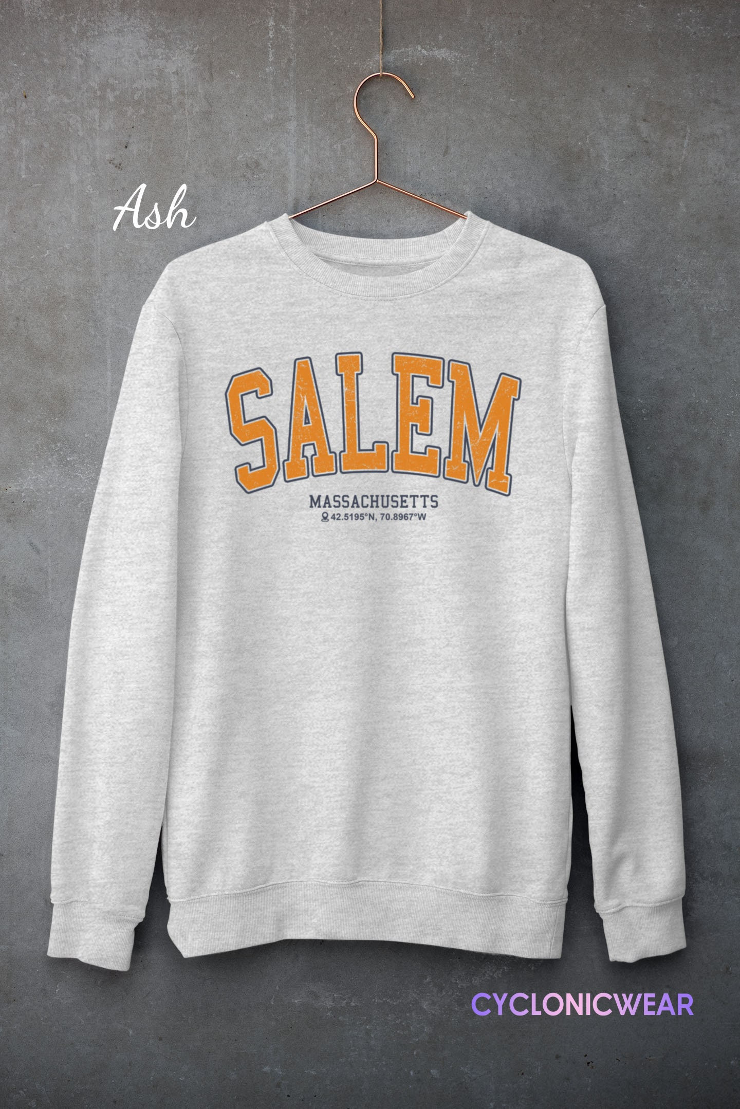 Discover Salem Massachusetts Sweatshirt, Salem Halloween Sweater, Salem Family Vacation Crewneck, Autumn Fall Pullover, Thanksgiving Unisex Crewneck