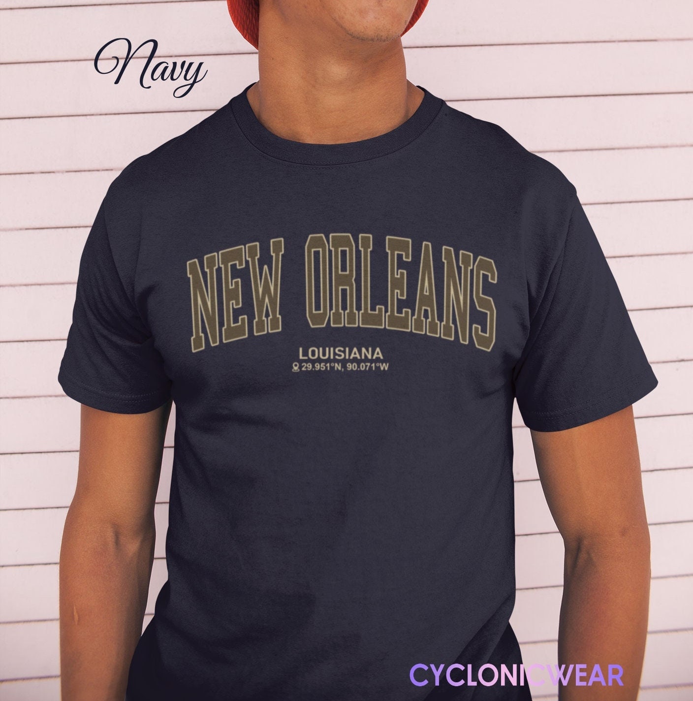 New Orleans Louisiana Shirt Vintage Style New Orleans image