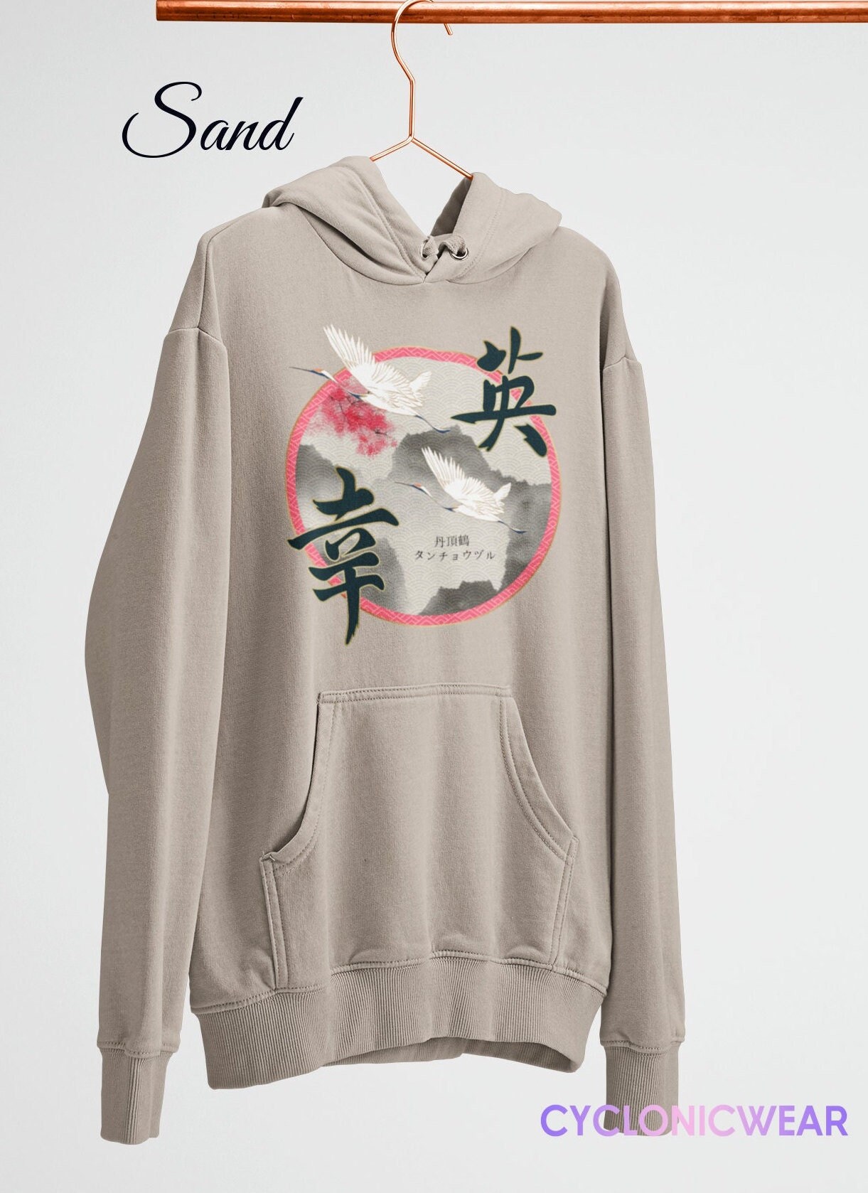 Hoodies with japanese art top
