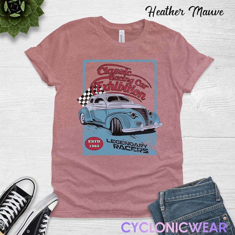 Vintage Style Race Car Shirt Muscle Car Shirt American Etsy