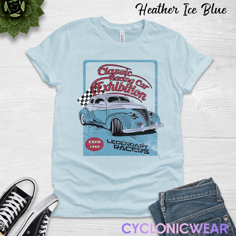 Vintage Style Race Car Shirt Muscle Car Shirt American Etsy