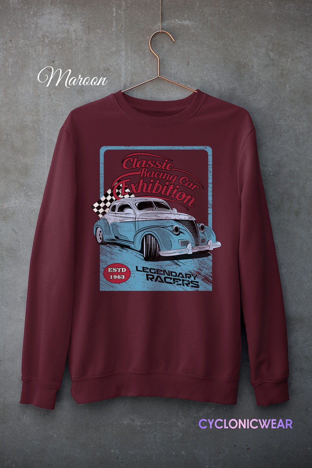 Race car sweater hotsell