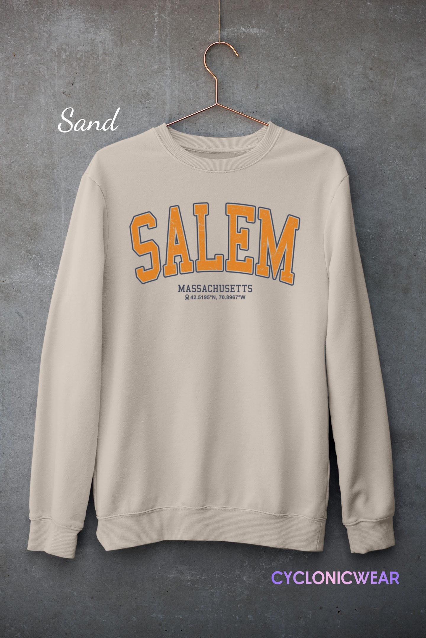 Discover Salem Massachusetts Sweatshirt, Salem Halloween Sweater, Salem Family Vacation Crewneck, Autumn Fall Pullover, Thanksgiving Unisex Crewneck