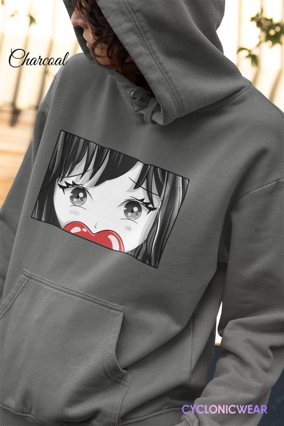 Sudadera con capucha de ojos de anime, sudadera de anime lindo, suéter  Kawaii, ropa japonesa, sudadera con capucha japonesa, ropa Kawaii, sudadera  de amor de anime -  México