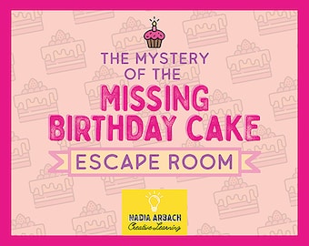 Escape Room Activity for Kids - The Mystery of the Missing Birthday Cake