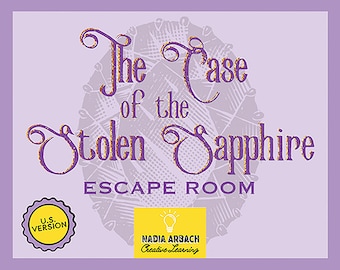 US Version - Escape Room Activity for Kids - The Case of the Stolen Sapphire