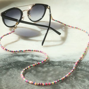 Katie Chain, Heishi Bead Sunglass chain, Mask Chain, Eyeglass Chain