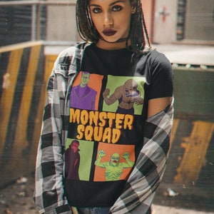 Monster Squad, Halloween Tee, Spooky T-shirt, Monster Mash, Horror shirt, Unisex Jersey Short Sleeve Tee