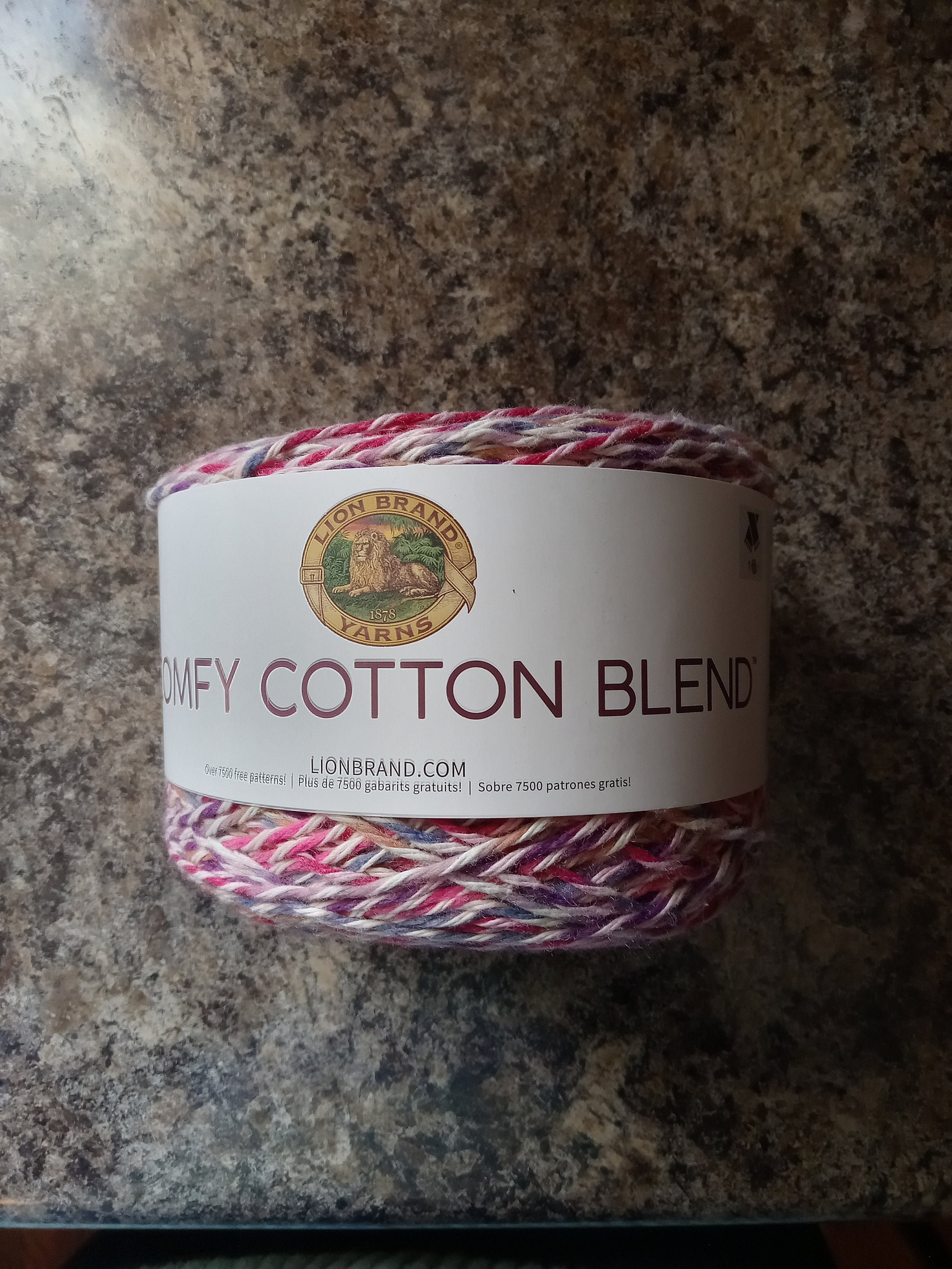 Lion Brand Comfy Cotton Blend Yarn Flower Garden 