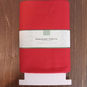 David Textiles Red Fabric 1 Yard Precut