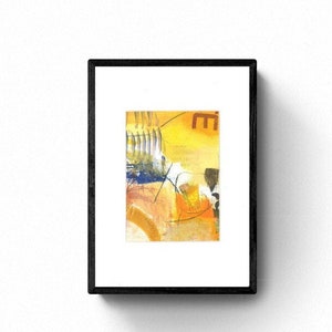Original abstract artwork, small mural, wall art, original art, colorful painting, mixed media, collage, original painting