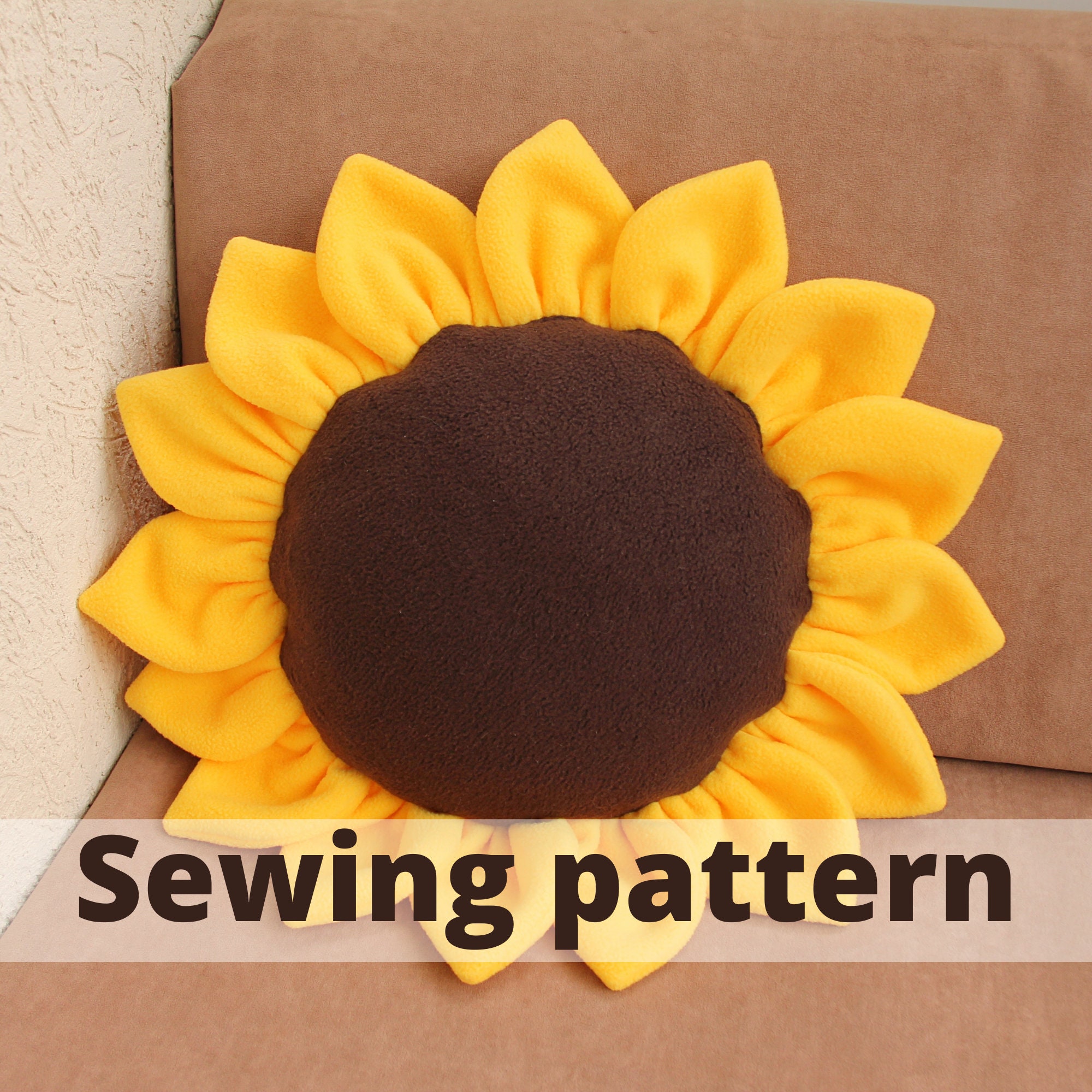 sunflower pillow