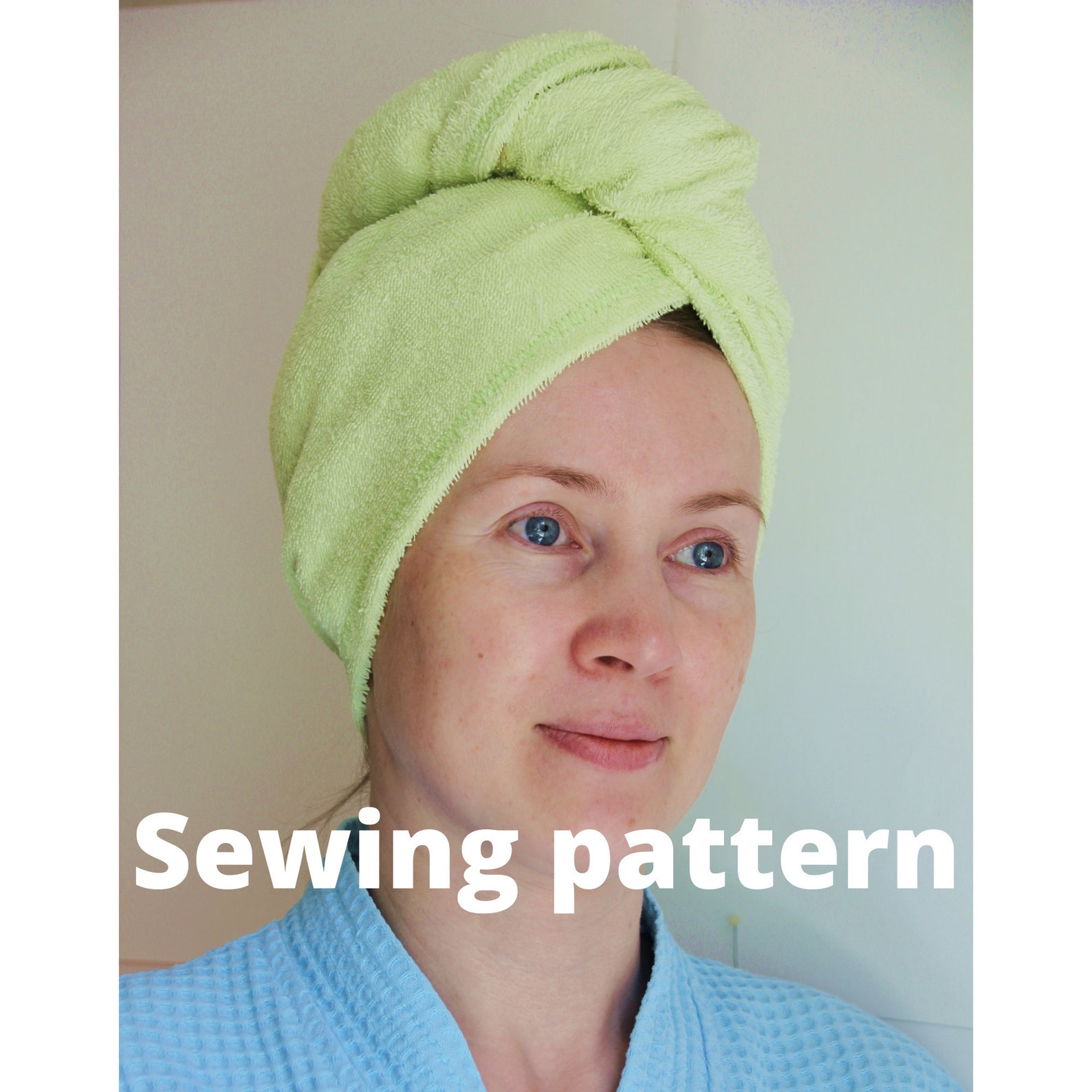 Head Towel Turban Sewing Pattern. Microfiber Hair Towel Wrap Etsy