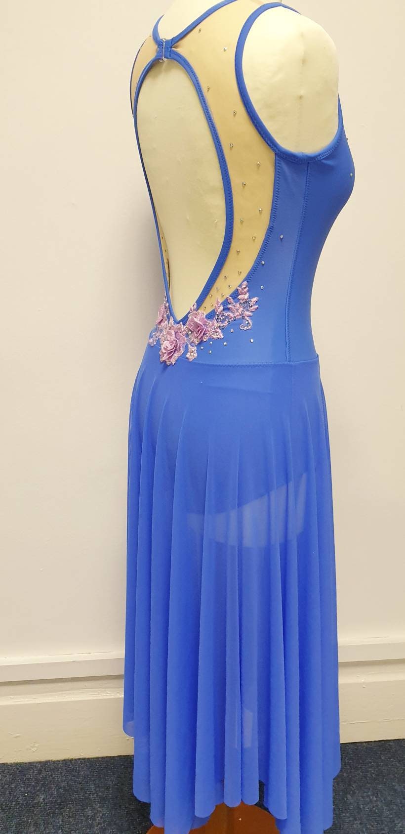 Lyrical dance costume contemporary dance costume blue dance Etsy