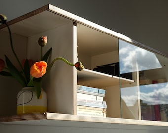 Floating shelf | Multiplex & glass