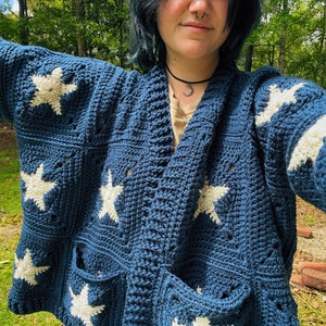 PATTERN: Coraline Cardigan |coraline sweater, crochet pattern, cardigan crochet pattern, halloween sweater, fall crochet pattern