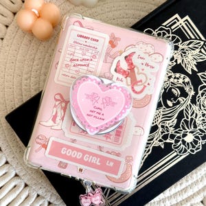 Magnetic Kindle Grip, Cupid Heart Kindle Holder, Kindle Accessories, Bookish Gifts for Readers, Romantasy Booktok, Bookish Merch
