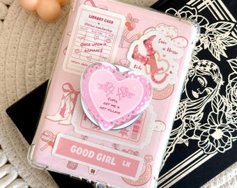 Magnetic Kindle Grip, Cupid Heart Kindle Holder, Kindle Accessories, Bookish Gifts for Readers, Romantasy Booktok, Bookish Merch
