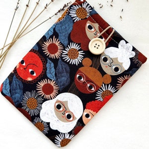 Floral Abstract Kindle Sleeve, Kindle Paperwhite and Scribe Case, Padded Kindle Cover, Book & Kindle Accessories, Bookish Gifts for Readers