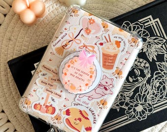 Coquette Autumn Kindle Grip, ‘Ber Months Kindle Holder, Kindle Accessories, Bookish Gifts for Readers, Bookish Merch, Book Lover Gift