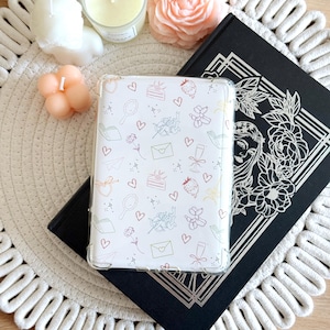 Pastel Kindle Insert for Clear Case, Cupid Kindle Skin for Paperwhite Basic & Colorsoft, Kindle Accessories, Bookish Gifts for Readers