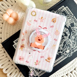 Magnetic Christmas Reindeer Kindle Grip, Coquette Kindle Holder, Kindle Accessories, Bookish Gifts for Bookworms, Booktok, Bookish Merch
