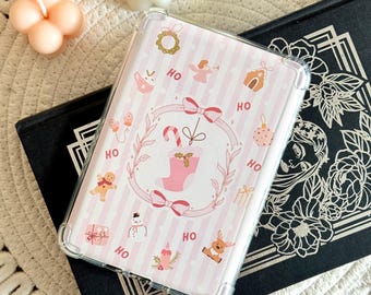 Christmas Kindle Insert for Clear Case, Winter Kindle Skin for Paperwhite Basic & Colorsoft, Kindle Accessories, Bookish Gifts for Readers