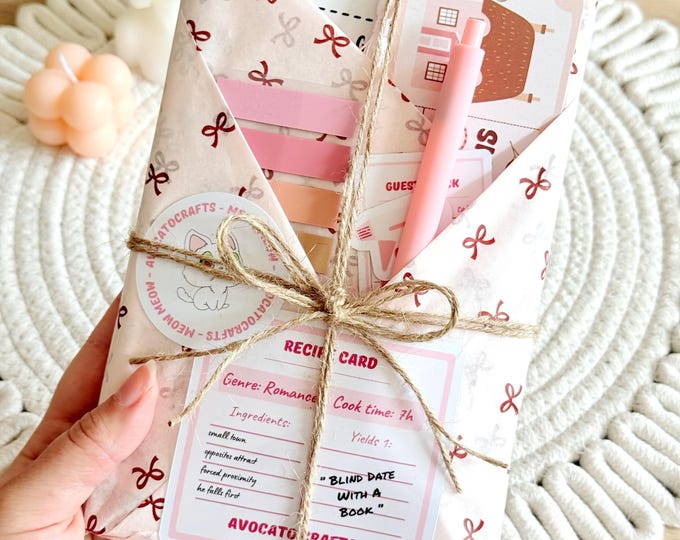 Blind Date With A Book, Surprise Book Club Bundle, Mystery Book Set, Bookish Gifts for Readers, Book Accessories, Bookish Merch