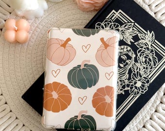 Pumpkin Kindle Insert for Clear Case, Autumn Kindle Skin for Paperwhite Basic & Colorsoft, Kindle Accessories, Bookish Gifts for Readers