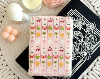 クリアケース用ビーチKindleインサート、Paperwhite BasicおよびColorsoft用サマーKindleスキン、Kindleアクセサリー、読書好きへのギフト
