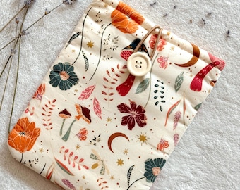 Mushroom Kindle Sleeve, Kindle Paperwhite Case, Kindle Oasis Cover, Bookish Gifts, Kindle Protector, Book Accessories, Padded Kindle Pouch