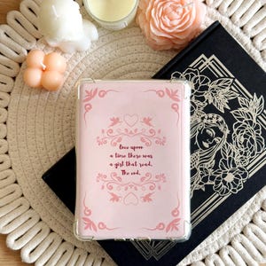 Es war einmal Kindle Einsatz für Kobo Hülle, iPad Mini Skin, Kindle Zubehör, Bücherwurm Geschenke für Leser und Bücherwürmer