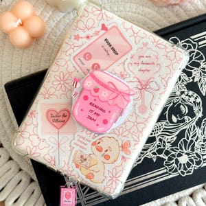 Magnetic Strawberry Kindle Grip, Reading Is My Jam Kindle Holder, Kindle Accessories, Bookish Gifts for Bookworms, Booktok, Bookish Merch