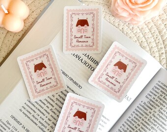 Small Town Romance Kindle Sticker, Stamp Book Sticker, Book & Kindle Accessories, Bookish Gifts for Readers, Bookish Merch, Book Club
