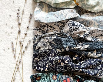 William Morris, Bandeau torsadé, Bandeau avec noeud, Accessoire cheveux pour femme, Bandeau élastique doux, Bandeau de yoga, Bandeau pour femme