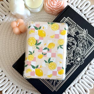 Lemon Kindle Insert for Clear Case, Summer Kindle Skin for Paperwhite Basic & Colorsoft, Kindle Accessories, Bookish Gifts for Readers