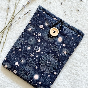 Celestial Kindle Sleeve, Paperwhite and Scribe Case, Padded Kindle Oasis Cover, Book & Kindle Accessories, Bookish Gifts for Readers