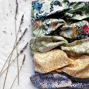 William Morris, Twisted Headband, Knot Headband, Women’s Hair Accessory, Soft Elasticated Headband, Yoga Headband, Headband Women