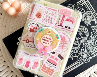 Magnetic Christmas eReader Grip Holder for Kindle, Phone, Kobo | Kindle Accessories | Bookish Gifts for Readers | Bookish Decor & Merch