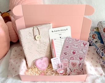 Kobo & Kindle Decor Box- Romantasy Kindle Accessories | Sleeve | Insert | Magnetic Grip Holder | Stickers | Charm